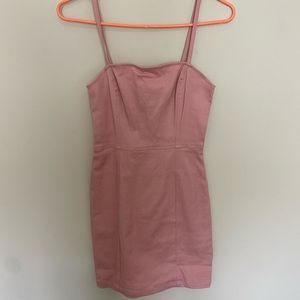 Blush pink denim dress - H&M size 4